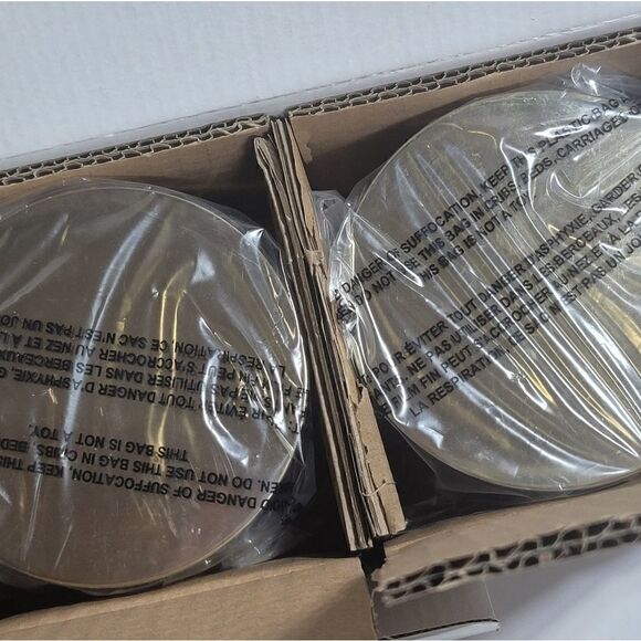 Z Gallerie Multi Use Storage Duo Cermic Canisters with Metal Lids - Picture 6 of 8